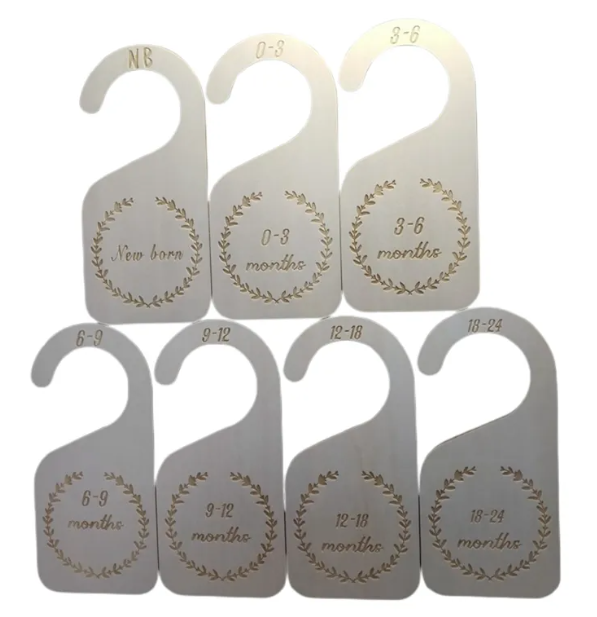 Wooden Baby Closet Size Divider Set