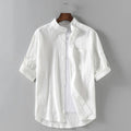 Trendy Summer Men's Linen Shirt