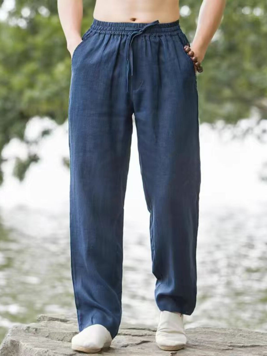 Stylish & Relaxed Men's Linen Casual Pants