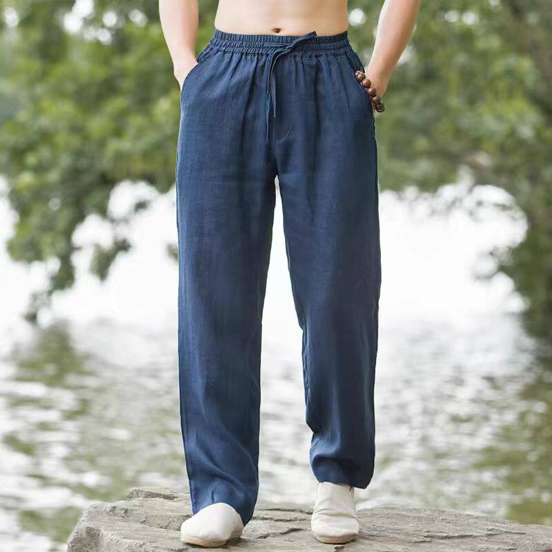 Stylish & Relaxed Men's Linen Casual Pants