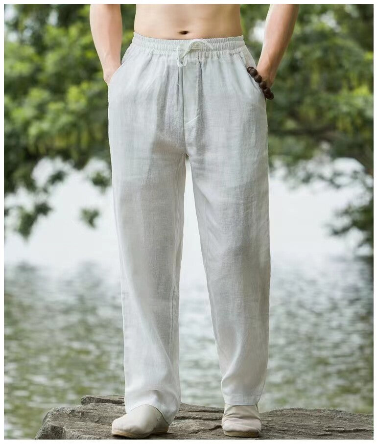Stylish & Relaxed Men's Linen Casual Pants