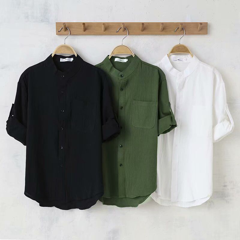 Trendy Summer Men's Linen Shirt