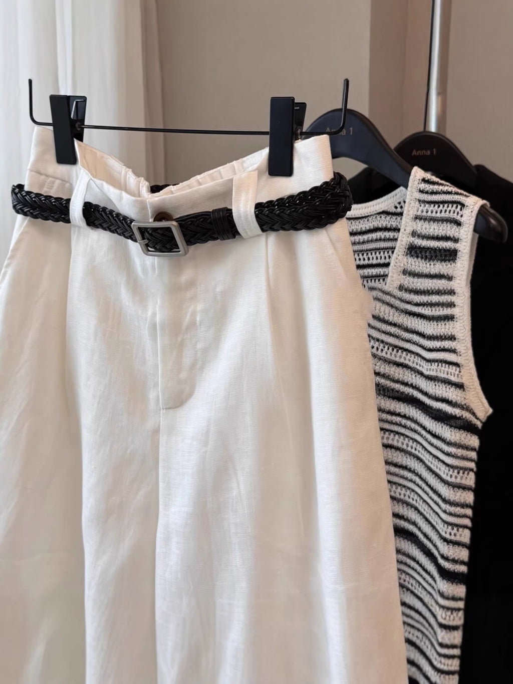Summer Women's Linen Wide-Leg Shorts