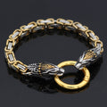 Nordic Wolf Head Emperor Bracelet