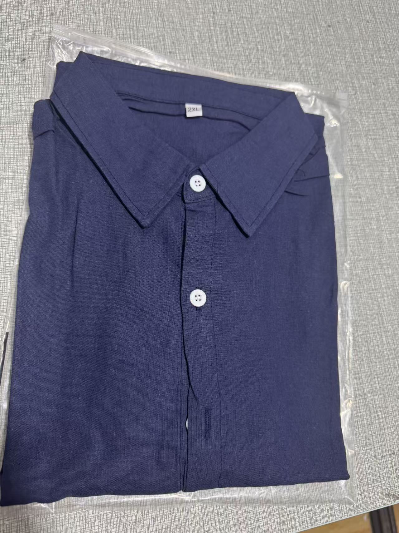 Easy Care cotton-linen shirt